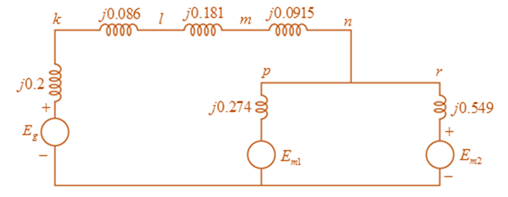 Chapter 3, Problem 3.45P, Figure 3.39 shows a oneline diagram of a system in which the three-phase generator is rated 300 MVA, 