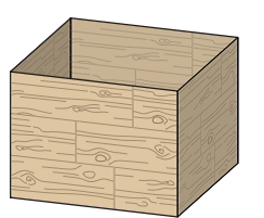 Chapter 7.5, Problem 47E, Cost A manufacturer makes an open-top wooden crate having a volume of 18 cubic feet. Material costs 