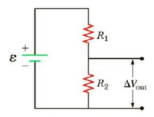 Chapter 18, Problem 26P, Figure P18.26 shows a voltage divider, a circuit used to obtain a desired voltage Vout from a source 