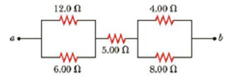 Chapter 18, Problem 8P, Consider the combination of resistors shown in Figure P18.8. (a) Find the equivalent resistance 