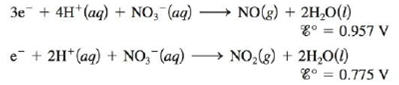 Chapter 18, Problem 154CP, When copper reacts with nitric acid, a mixture of NO(g) and NO2(g) is evolved. The volume ratio of 