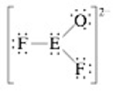 Chapter 8, Problem 130E, Consider the following Lewis structure where E is an unknown element: What are some possible 