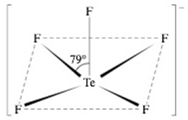 The Structure Of Tef 5 Is Draw A Complete Lewis Structure For Tef 5 And Explain The Distortion From The Ideal Square Pyramidal Structure See Exercise 116 Bartleby