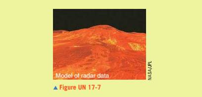 Chapter 17, Problem 1LTL, Volcano Sif Mons on Venus is shown in the radar image in Figure UN 17-7. What kind of volcano is it, 
