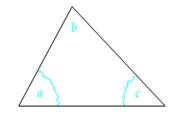 Chapter 7.2, Problem 54ES, Cut out a triangle and then tear off two of the angles, as shown below. Position angle a so that it 