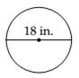 Chapter 7.3, Problem 12ES, Find (a ) the circumference and (b ) the area of the figure. State an exact answer and a decimal 