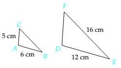 Chapter 7.4, Problem 10ES, Triangles ABC and DEF are similar triangles. Use this fact to solve each exercise. Round to the 