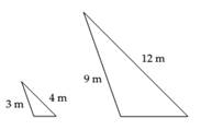 Chapter 7.4, Problem 4ES, Find the ratio of the lengths of corresponding sides for the similar triangles. 