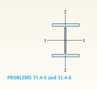 Chapter 11, Problem 11.4.5P, A wide-flange steel column (E = 30 × l06 psi) of W12 × 87 shape (see figure) h as a length L = 28 