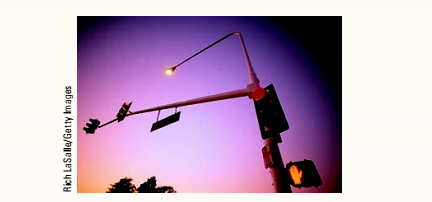 Chapter 8, Problem 8.5.17P, A traffic light and signal pole is subjected to the weight of each traffic signal We = 45 lb and the , example  1