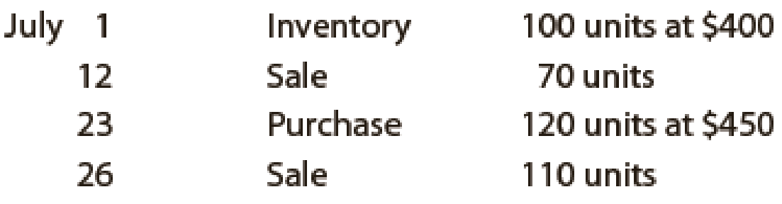 Chapter 7, Problem 4PEA, Beginning inventory, purchases, and sales for Meta-B1 are as follows: Assuming a perpetual inventory 