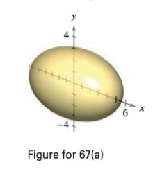 Chapter 7.2, Problem 67E, Finding Volumes of Solids Find the volumes of the solids (see figures) generated if the upper half , example  1