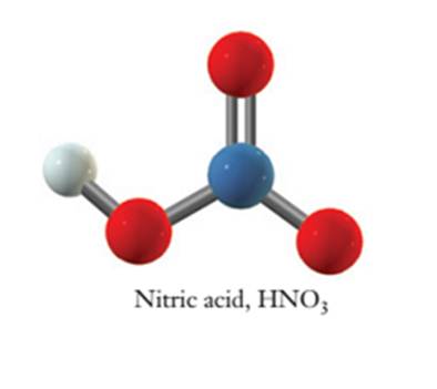 Chapter 3, Problem 3.77PAE, 3.87 Nitric acid (HNO3) can be produced by the reaction of ni- trogen dioxide (NO2) and water. 