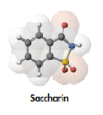 Chapter 2, Problem 125GQ, Saccharin, a molecular model of which is shown below, is more than 300 times sweeter than sugar. It 
