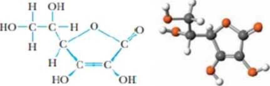 The Structure Of Vitamin C Whose Chemical Name Is Ascorbic Acid Is Drawn Below Without Lone Pairs Of Electrons A What Is The Approximate Value For The O C O Bond Angle B There