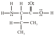(a) Draw the Lewis structure for the amino acid valine, showing the ...