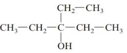 Chapter 20, Problem 61QAP, . Give the systematic name for each of the following alcohols. Indicate whether the alcohol is , example  1