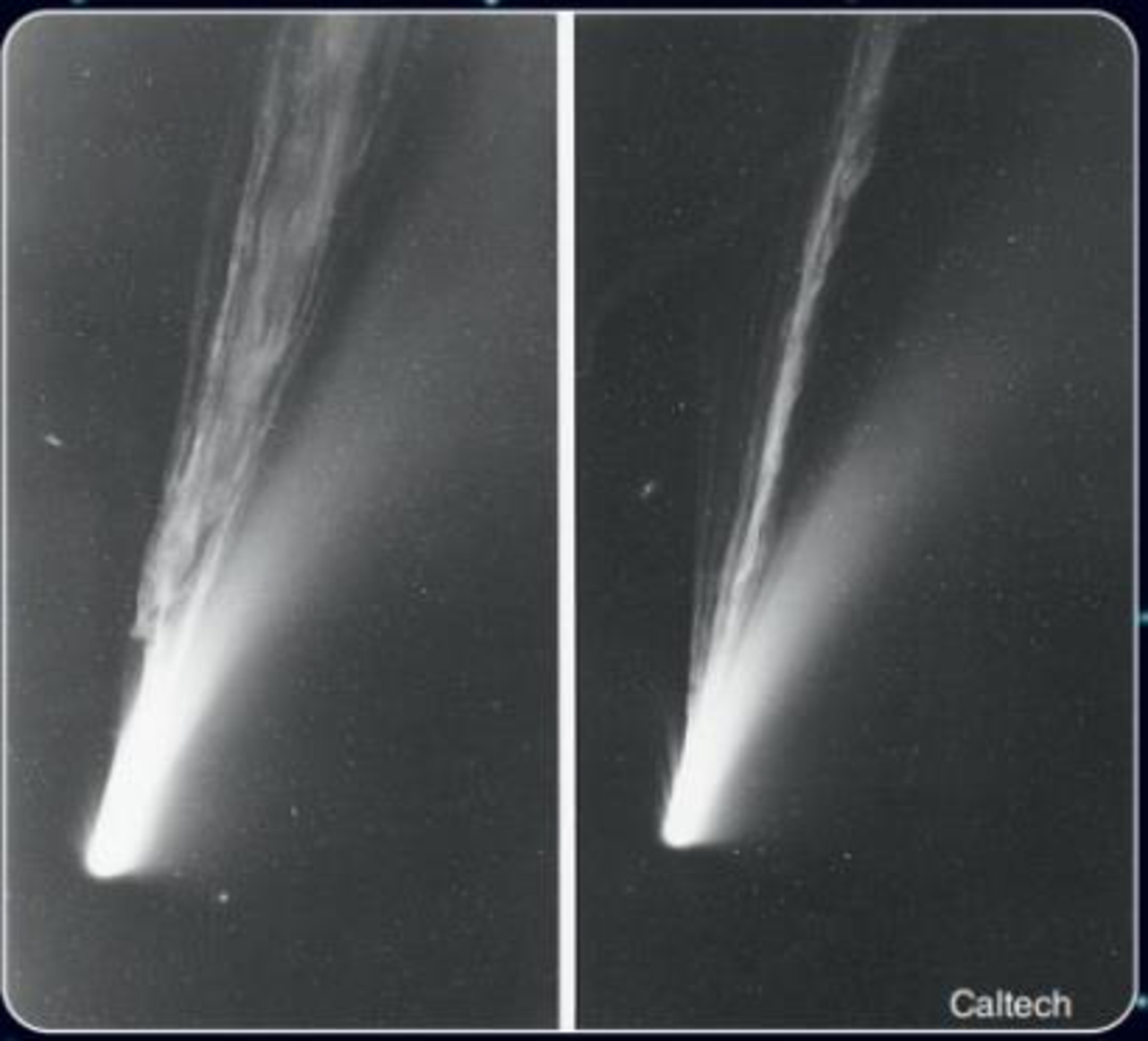 Chapter 24, Problem 4LTL, Look at the images of Comet Mrkos on the left page of Concept Art: Observations of Comets. Is the 