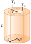 Chapter 20, Problem 20.84CP, (a) The inside of a hollow cylinder is maintained at a temperature Ta, and the outside is at a lower 
