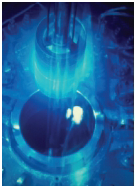 Chapter 38, Problem 49AP, Review. Around the core of a nuclear reactor shielded by a large pool of water. Cerenkov radiation 