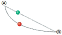 Chapter 8, Problem 10P, As shown in Figure P8.10, a green bead of mass 25 g slides along a straight wire. The length of the 