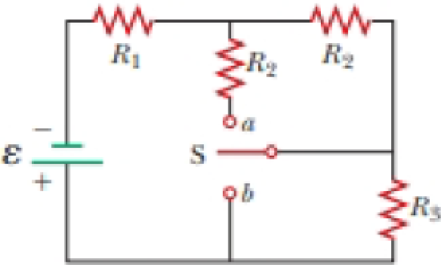 Chapter 27, Problem 10P, A battery with emf  and no internal resistance supplies current to the circuit shown in Figure 