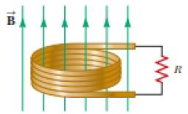 Chapter 30, Problem 31AP, A circular coil enclosing an area of 100 cm2 is made of 200 turns of copper wire (Figure P30.31). 