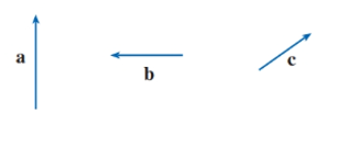 Chapter 12.2, Problem 5E, Copy the vectors in the figure and use them to draw the following vectors. (a) a+b (b) b+c (c) a+c 