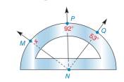 Chapter 1.2, Problem 31E, Exercises 30,31 On the protractor shown for Exercise 30, MNP and PNQ are complementary. Find x. 