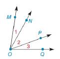 Chapter 1.4, Problem 2E, In Exercise 1 and 2, supply reasons. Given: AB intersects CD at O so that 1 is a right  Use the , example  1