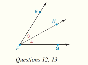 Chapter 1.CT, Problem 12CT, In the figure, mEFG=68 and m3=33. Find m4. 