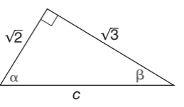 Chapter 11.1, Problem 5E, In Exercises 1 to 6, find sin and sin for the triangle shown. 