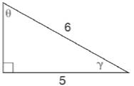 Chapter 11.3, Problem 23E, In Exercises 21 to 26, use the sine, cosine, or tangent ratio to find the indicated angle measures 