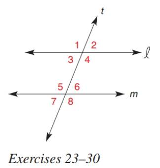 Chapter 2.3, Problem 24E, In Exercise 23 to 30, determine the value of x so that line l will be parallel to line m. m2=4x+3 
