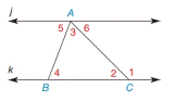 Chapter 2.4, Problem 13E, In Exercises 13 to 15, jk and ABC. Given: m3=50m4=72 Find: m1, m2, and m5 
