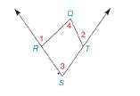 Chapter 2.5, Problem 29E, Given: Quadrilateral RSTQ with exterior s at R and T. Prove: m1+m2=m3+m4 