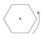 Chapter 2.6, Problem 31E, A regular hexagon is rotated about a centrally located point as shown. How many rotations are needed 