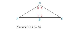 Chapter 3.1, Problem 17E, In Exercises 13 to 18, use only the given information to state the reason why ABCDBC. Redraw the 