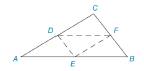 Chapter 3.1, Problem 7E, In ABC, the midpoints of the sides are joined. a what does intuition suggest regarding the 