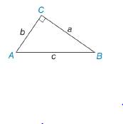 Chapter 3.2, Problem 21E, In Exercise 21 to 26, ABC is a right triangle. Use the given information to find the length of the 