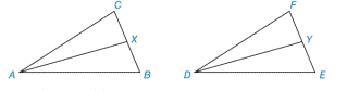 Chapter 3.3, Problem 35E, Suppose that ABCDEF. Also, AX bisects CAB and DY bisects FDE. Are these corresponding angle 