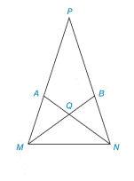 Chapter 3.3, Problem 44E, In PMN, PMPN, MB bisects PMN and NA bisects PNM. If mP=36, name all isosceles triangles shown in the 