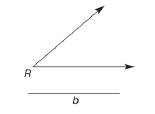 Chapter 3.4, Problem 27E, In Exercise 27 and 28, use the given angle R and the line segment of length b. Construct the right 