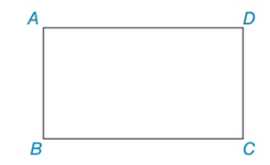 Chapter 4.3, Problem 10E, In Exercises 8 to 10, use the properties of rectangles to solve each problem. Rectangle ABCD is 