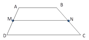 Chapter 4.4, Problem 13E, In Exercises 11 to 16, the drawing shows trapezoid ABCD with ABDC ; also, M and N are midpoints of 