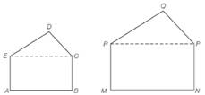 Chapter 5.2, Problem 8E, Given that rectangle ABCE is similar to rectangle MNPR and that CDEPQR, what can you conclude 
