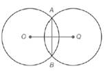 Chapter 6.1, Problem 19E, Circles O and Q have the common chord AB. If AB=6, O has a radius of length 4, and Q has a radius of 
