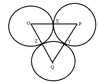 Circles O P And Q Are Tangent As Shown For Exercise 40 If O X 2 P Y 3 Q Z 1 Name A The Smallest Angle Of D P Q O B The Smallest Angle Of D P Q O Bartleby