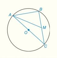 Chapter 6.CT, Problem 9CT, In O with diameter AC, OC=5 and AB=6. If M is the midpoint of BC, find AM. 