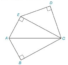 Chapter 8.2, Problem 29E, In Exercises 27 to 30, find the area of the figure shown. Given: Pentagon ABCDE with DC-DE- AE=AB=5 